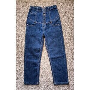 Vintage La Idol Jeans Women's Size 7 High Waisted Denim Button fly